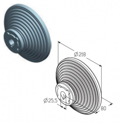 ALUTECH:  403020700 - Барабан  CD011V фотография